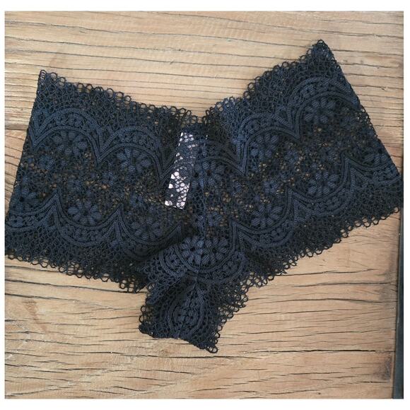 Victoria's Secret Black Lace Shortie Panty Bundle Sz XS New 3 pieces - Picture 2 of 5